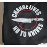 Change Lives No to Knives Hoodie | Knife Awareness Supporter Hoody