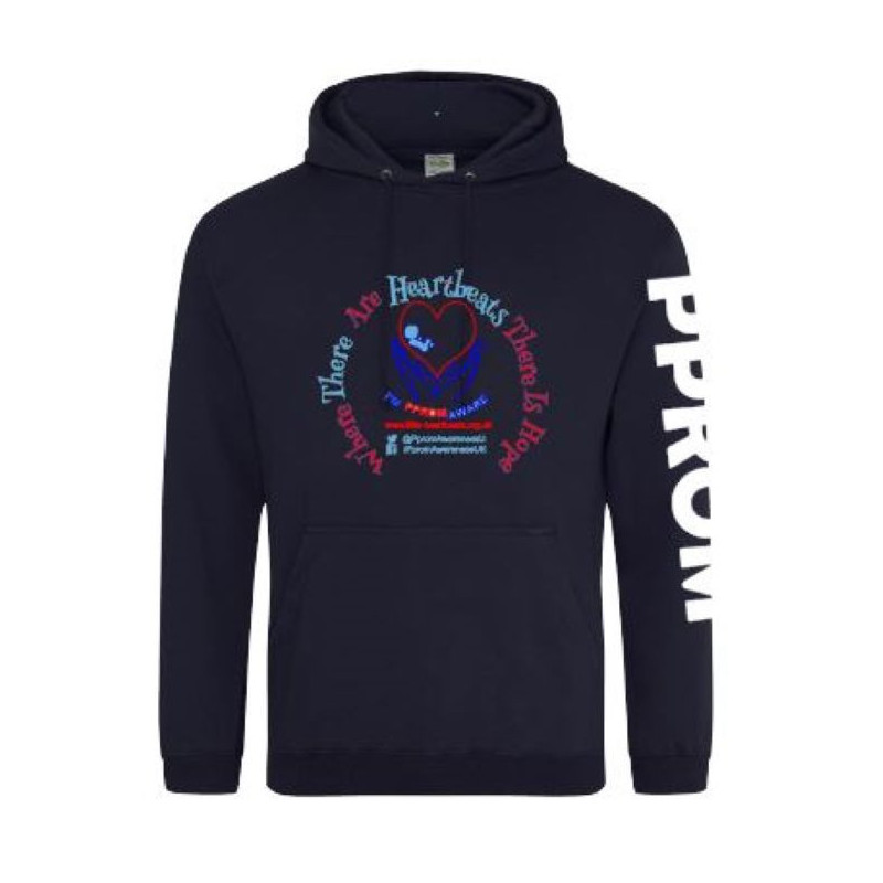 Personalised Adult Hoodie – Little Heartbeats Fundraiser