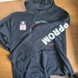 Personalised Adult Hoodie – Little Heartbeats Fundraiser