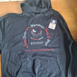 Personalised Adult Hoodie – Little Heartbeats Fundraiser