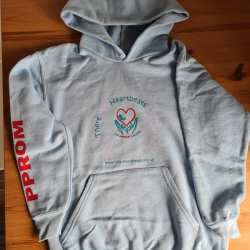 Personalised Adult Hoodie – Little Heartbeats Fundraiser