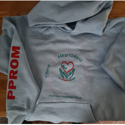 Personalised Adult Hoodie – Little Heartbeats Fundraiser