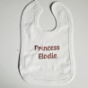 Personalised Cotton Baby Bib – Add Name or Message