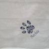 Personalised Pet Blanket – Embroidered Paw Heart & Name