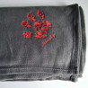 Personalised Pet Blanket – Embroidered Paw Heart & Name