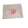 Personalised Pet Blanket – Embroidered Paw Heart & Name