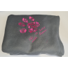 Personalised Pet Blanket – Embroidered Paw Heart & Name