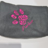 Personalised Pet Blanket – Embroidered Paw Heart & Name