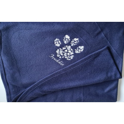 Personalised Pet Blanket – Embroidered Paw Heart & Name