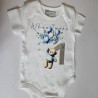 Personalised Baby Bodysuit – Happy Valentine's Mummy/Daddy | Kari's Patch