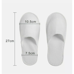 Plain Disposable Spa Slippers | Ideal for Any Occasion & DIY Decorating