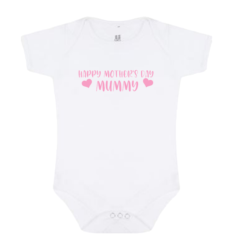 Personalised Happy Mother's Day Baby Bodysuit – Kari's Patch