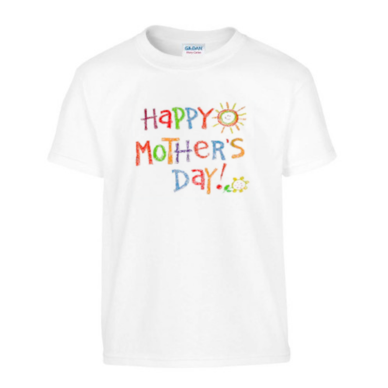 Fun Happy Mother’s Day Kids T-Shirt – Cute & Comfy Tee | Kari’s Patch