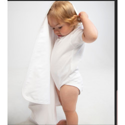 Custom cherry blossom birth announcement blanket | Kari's Patch