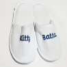 Personalised Disposable Spa Slippers – Glitter Name | Open or Closed Toe