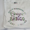 Boogie Bingo Adult T-Shirts – Custom Party Tees | Kari’s Patch