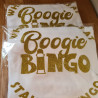 Boogie Bingo Adult T-Shirts – Custom Party Tees | Kari’s Patch