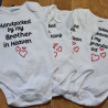 Handpicked in Heaven Baby Bodysuit – Personalised Gift | Kari’s Patch