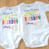 Rainbow Baby Bodysuit – After Every Storm Quote | Kari’s Patch