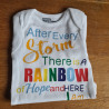 Rainbow Baby Bodysuit – After Every Storm Quote | Kari’s Patch