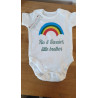 Personalised Rainbow Baby Bodysuit – Add Your Message | Kari’s Patch