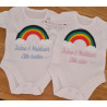 Personalised Rainbow Baby Bodysuit – Add Your Message | Kari’s Patch
