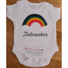 Personalised Rainbow Baby Bodysuit – Add Your Message | Kari’s Patch